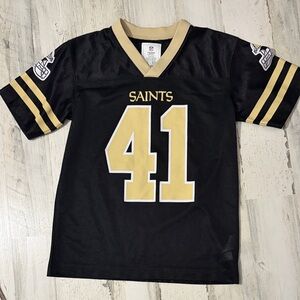 Kids Saints Black and Gold Jersey